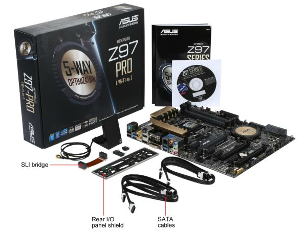 ASUS Z97-Pro WiFi AC In The Box, Overclocking, Test Setup 2014